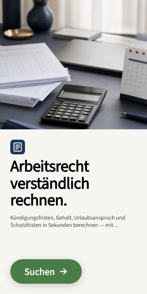 Werbebanner 300×600 für arbeitsrechner.com, automatisch aus der Website generiert