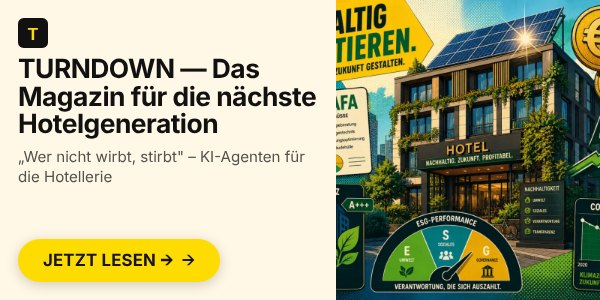Werbebanner 600×300 für turndown.de, automatisch aus der Website generiert